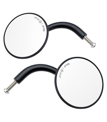 MIRROR SH ROUND HD PR BK