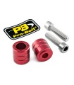 BAR END ALU BMW RED