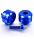 BAR END YAM 10 30MM BLUE