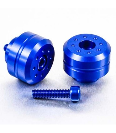 BAR END YAM 10 35MM BLUE