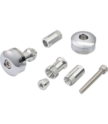 BAR END PLUG CHROME