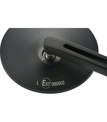 D-MIRROR-3 ROUND ROD ALU BLACK