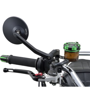 D-MIRROR-3 ROUND ROD ALU BLACK