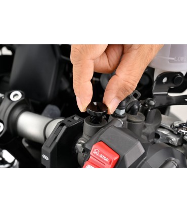 MIRROR PLUG BOLT BLACK LEFT