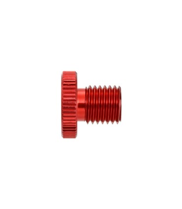 MIRROR PLUG BOLT RED LEFT