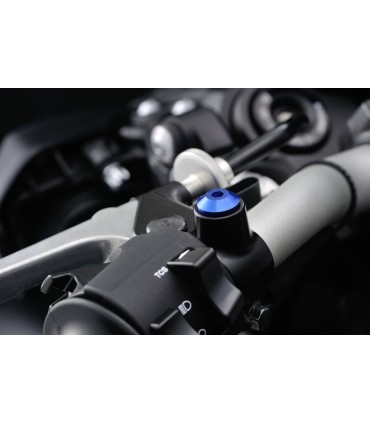 MIRROR PLUG BOLT BLUE RIGHT