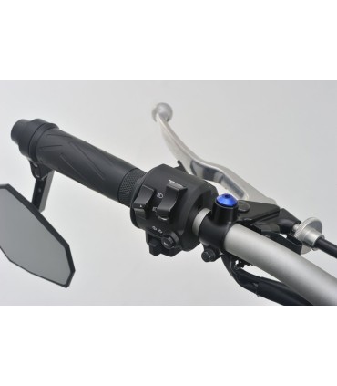 MIRROR PLUG BOLT BLUE RIGHT