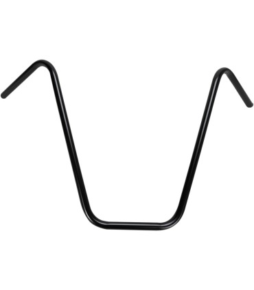 HANDLEBAR APE HANGER 18 BLK