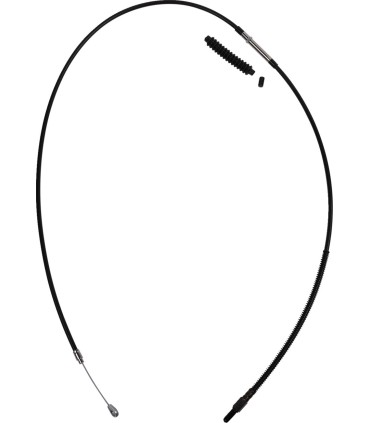 CABLE CLUTCH SOFTAIL BLACK +6