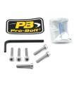 KIT DE BOULONS POUR BOUCHON DE RÉSERVOIR ARGENT