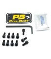 KIT DE BOULONS BOUCHON DE RÉSERVOIR NOIR