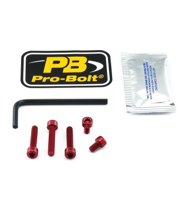 BOLT KIT FUEL CAP RED