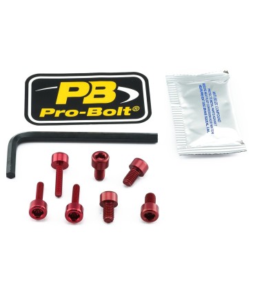 BOLT KIT FUEL CAP RED