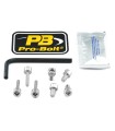 BOLT KIT FUEL CAP SILVER