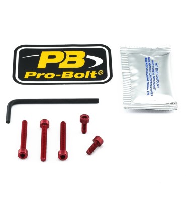 BOLT KIT FUEL CAP RED