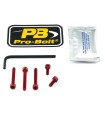 KIT DE BOULONS BOUCHON DE RÉSERVOIR ROUGE