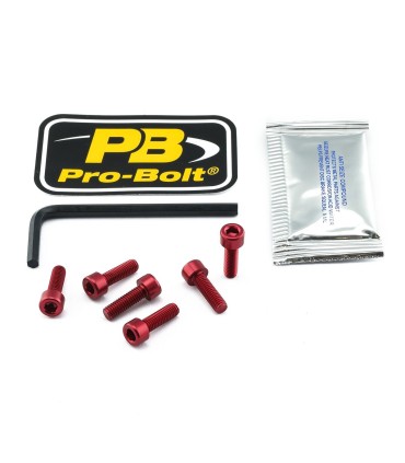 BOLT KIT FUEL CAP RED