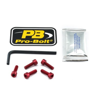 BOLT KIT FUEL CAP RED