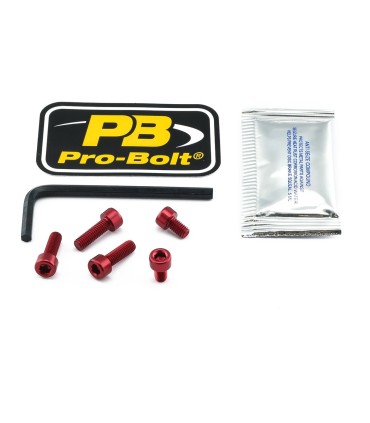 BOLT KIT FUEL CAP RED