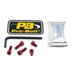 KIT DE BOULONS BOUCHON DE RÉSERVOIR ROUGE