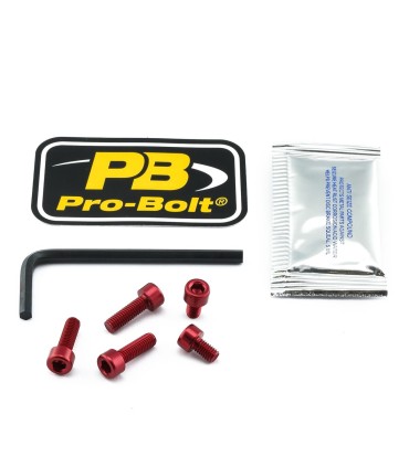 BOLT KIT FUEL CAP RED