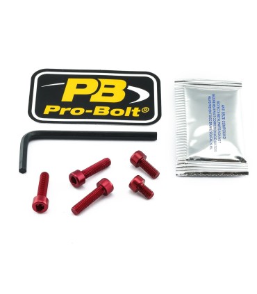 BOLT KIT FUEL CAP RED
