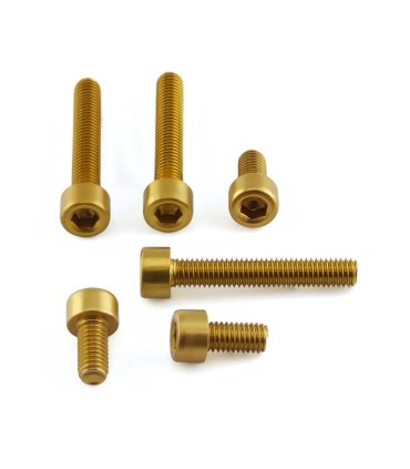 BOLT KIT FUEL CAP GOLD