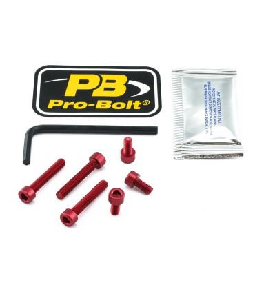 BOLT KIT FUEL CAP RED