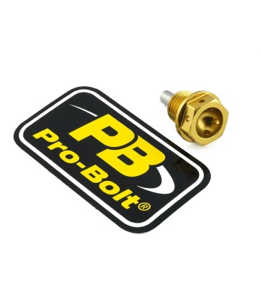 BOLT DRAIN 14X1.5X15 GOLD