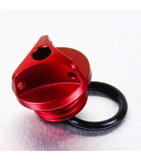CAP OIL FILLER ALUM BMW RED