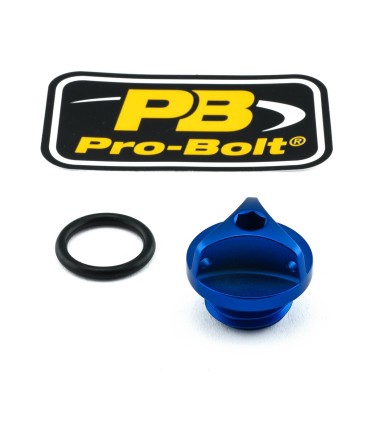 CAP OIL FILLER ALUM BMW BLUE