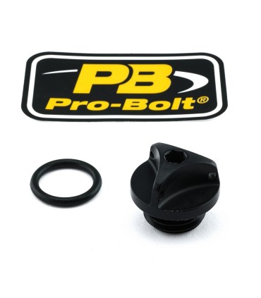 CAP OIL FILLER ALUM BMW BLACK