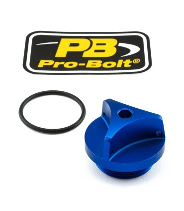 CAP OIL FILLER ALUM BMW BLUE