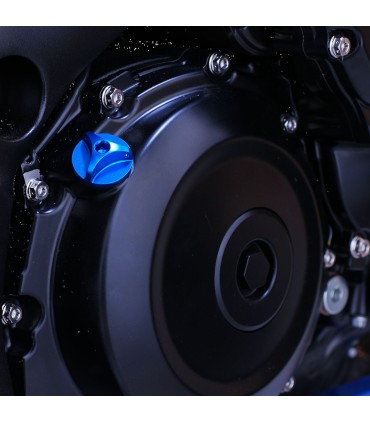 CAP OIL FILLER ALUM BMW BLUE