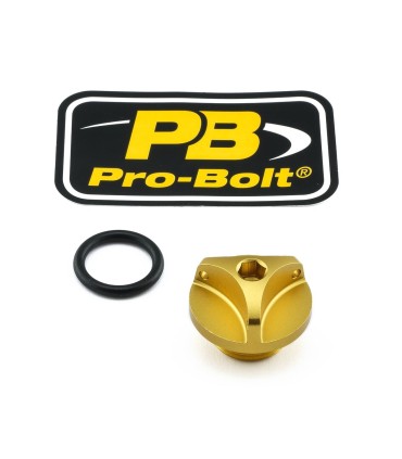 CAP OIL FILLER ALUM BMW GOLD