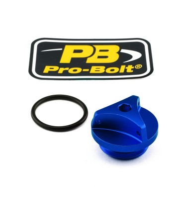 CAP OIL FILLER ALUM BMW BLUE