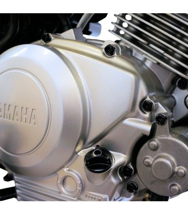 CAP OIL FILLER ALUM BMW BLACK