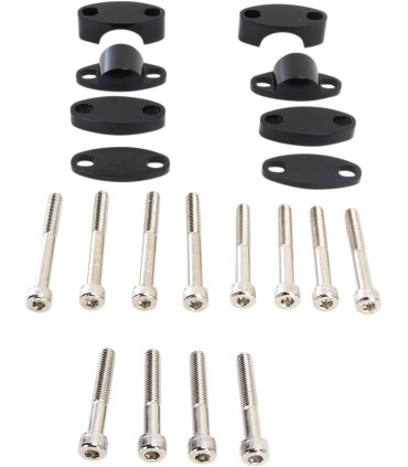 RISER KIT HANDLEBAR 1 1/8 BLK