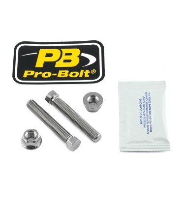BOLT SET AXLE ADJ M8X1.25 TIT