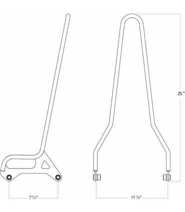 SISSYBAR XL 04-21 CHR