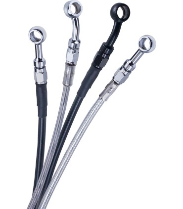 BRAKE LINE UPPER BLACK +8