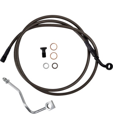 BRAKE LINE UPPER CARBON COAT W