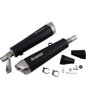 MUFFLERS TI BK STR TWIN