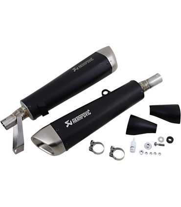 MUFFLERS TI BK STR TWIN