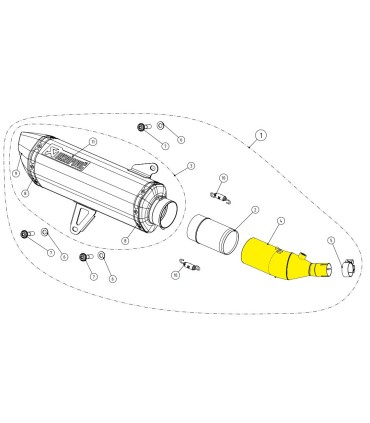 LINK PIPE SS XMAX300