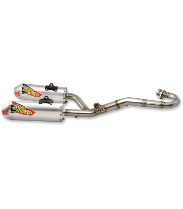EXHAUST T6 SS DUAL S/A