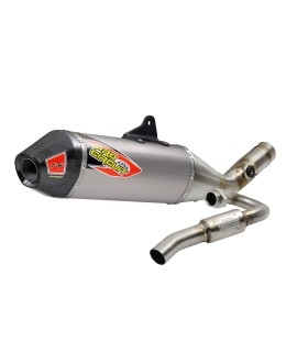 EXHAUST T6 SS/TI/CFCAP 250