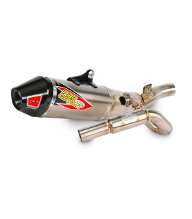 EXHAUST T6 SS/TI/CF KX450 24