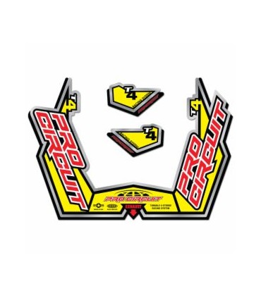 EXHAUST STICKER KIT T4-GP