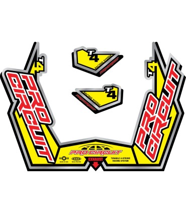 EXHAUST STICKER KIT T4-GP